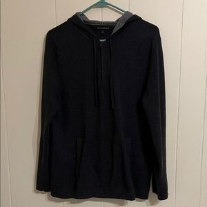 Banana Republic Men's Dark Gray Hoodie